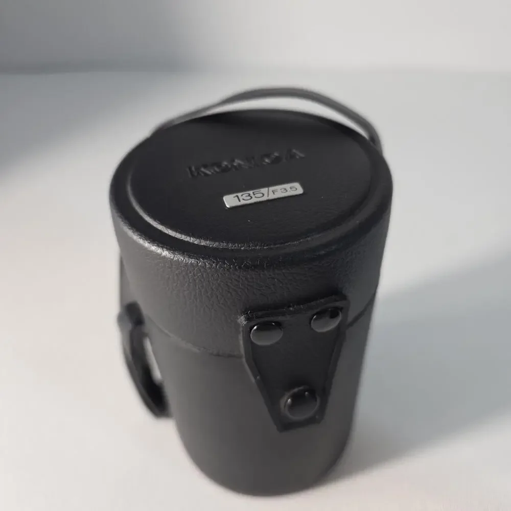 Konica Hexar AR 135mm F3.5 Camera Lens With Case